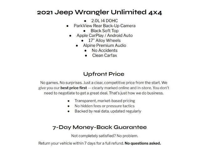 jeep wrangler unlimited 2021 1C4HJXDN7MW578789 image jeep wrangler unlimited 2021 1C4HJXDN7MW578789 image